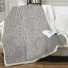 Одеяло NKNK из змеиной кожи, тонкое художественное одеяло, забавное плюшевое покрывало в стиле Харадзюку, постельное белье, прямоугольное покрывало премиум-класса