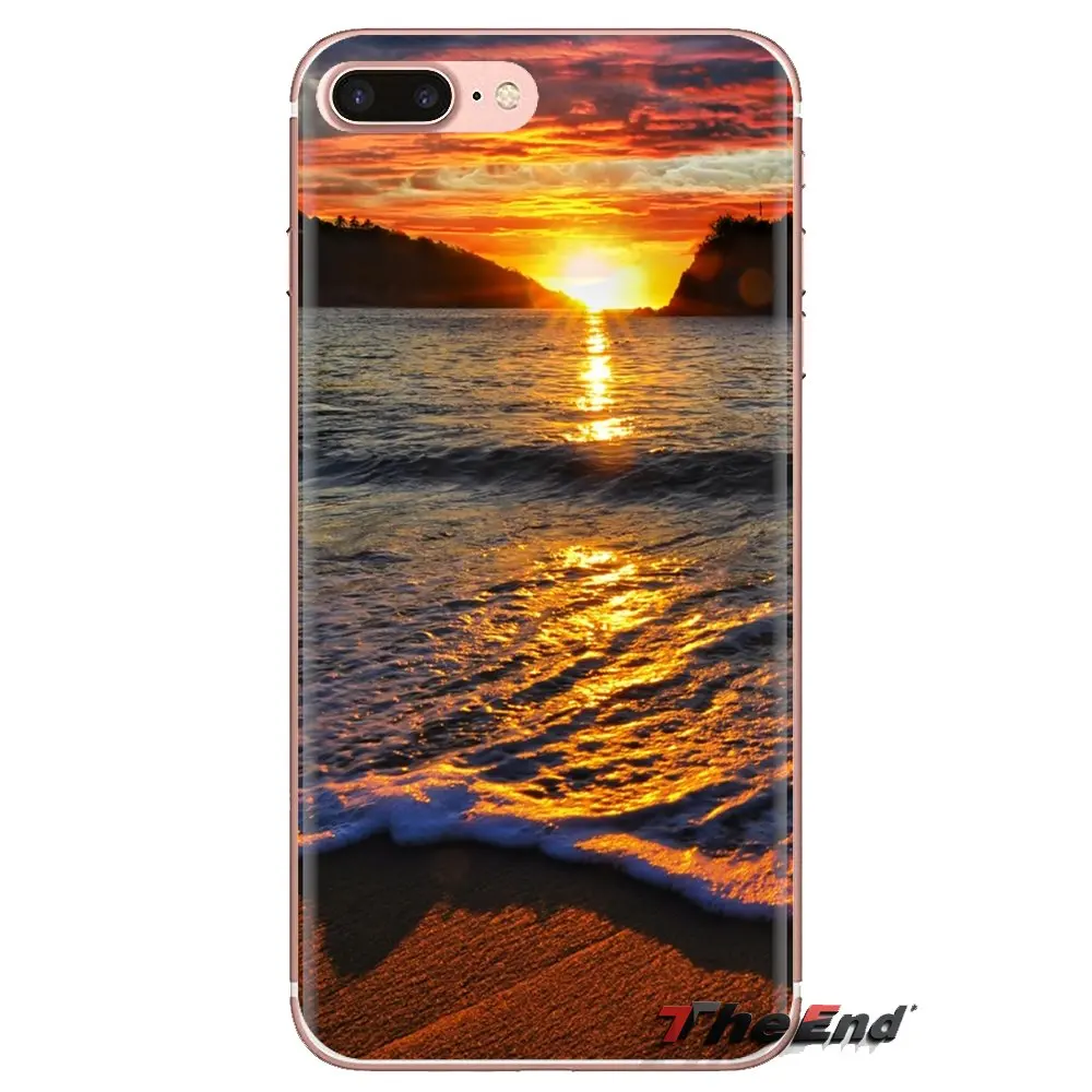 Sunset Up Mobile Wallpaper Silicone Shell Covers For Sony Xperia Z Z1 Z2 Z3 Z5 compact M2 M4 M5 C4 E3 T3 XA Huawei Mate 7 8 Y3II |