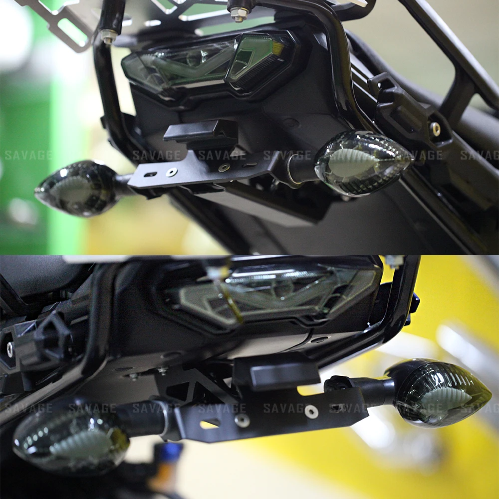 Номерных знаков держатель светодиодный свет для YAMAHA FJ 09 MT Tracer 900 2015 2020 16 17 18 19