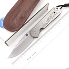 Новинка, большой титановый Складной Тактический Карманный Походный охотничий инструмент JUFULE Sebenza 21 CPM S35vn TC4 для повседневного использования, обеденный кухонный нож