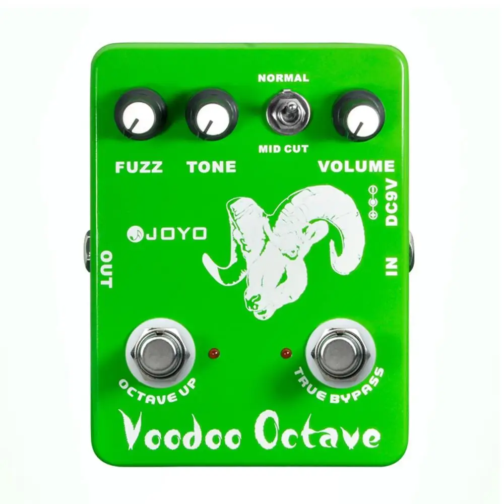 oyo jf 12 voodoo octave fuzz effekt gitarre pedal electric bass dynamische kompression effekte true bypass musical gitarre zubehör free global sh