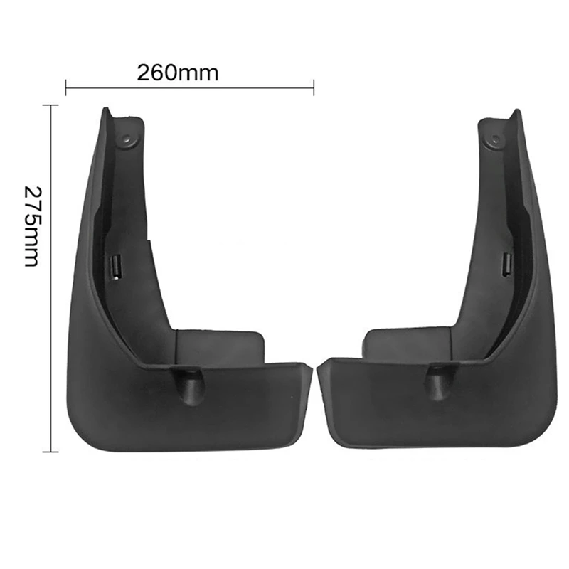 

2 Set Car Accessories: 1 Set Car Mud Flaps Mudguards Splash Guards Fender & 1 Set Rear Fog Light Lamp Bezel Cover