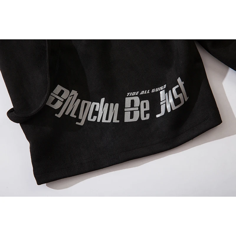 

Reflective Letter Shorts for Men Teachwear Hip Hop Harajuku Short Sweatpant Baggy Joggers Shorts Summer Track Short Streetwear