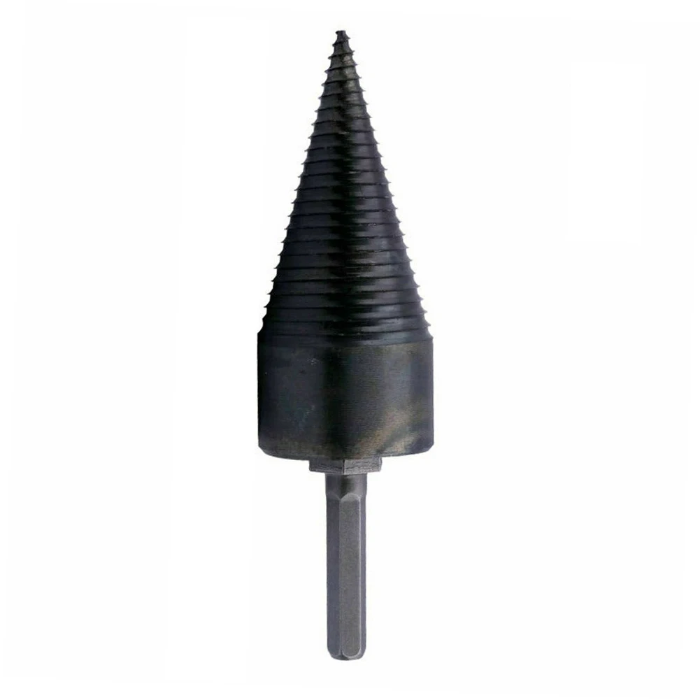 

High-carbon Steel Firewood Drill Hex Shank Splitting Cone bit Sharp head