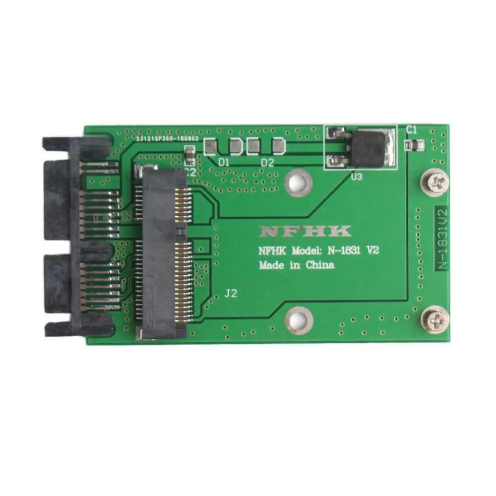 Адаптер SSD msata micro SATA конвертер 3x5 см PCIe Mini it|Компьютерные кабели и разъемы| |
