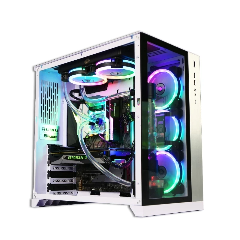 Bykski B HSRBW ED PC водяное охлаждение комплект мягкая трубка радиатора насоса