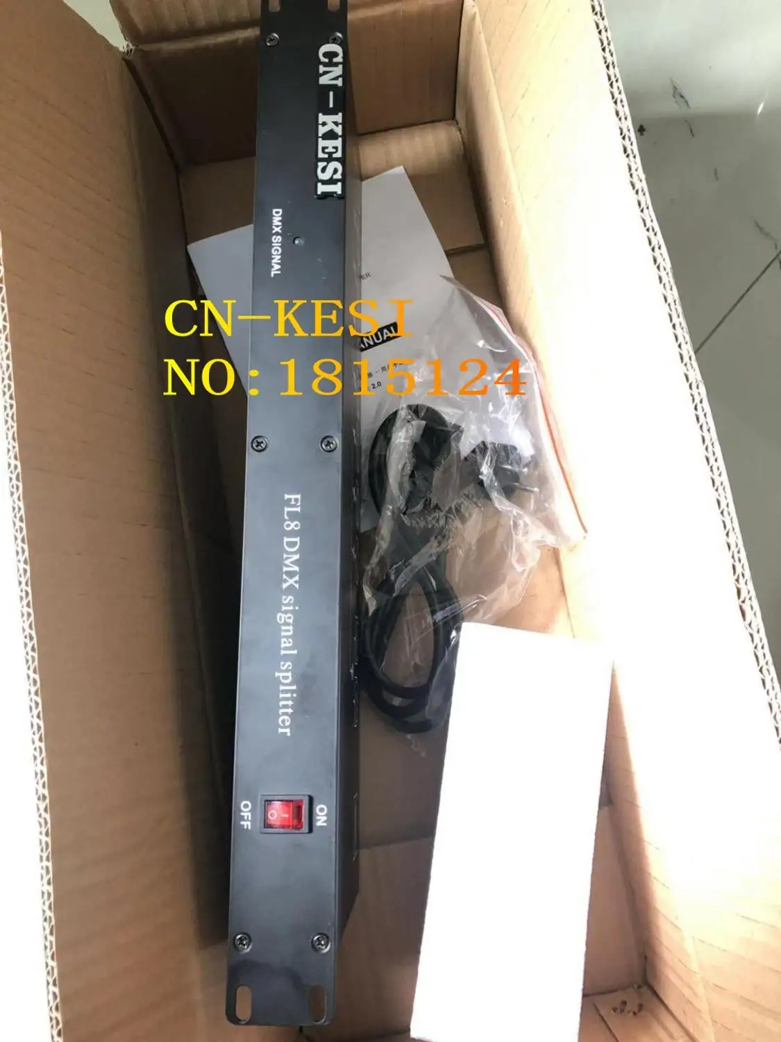 CN-KESI Hi-Q FL8 DMX сплиттер сигнала DMX512 сплиттер светильник разделитель усилителя сигнала 8 способ DMX Дистрибьютор для сценического оборудования
