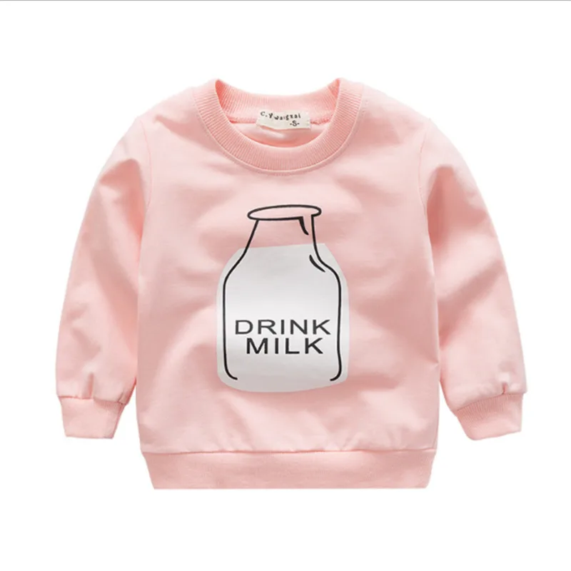 LILIGIRL пуловер с рисунком футболка осенне-зимний детский свитер Топы длинными