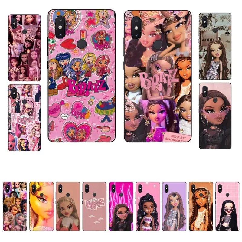 

FHNBLJ lovely Doll Bratz Phone Case for Xiaomi mi 8 9 10 lite pro 9SE 5 6 X max 2 3 mix2s F1