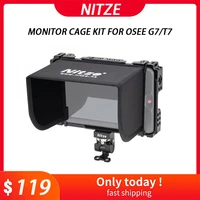 nitze monitor cage kit for osee t7g7 7 with ls7 g7 sunhoodn58 j shoulder strapmonitor holder mount free shipping hot selling