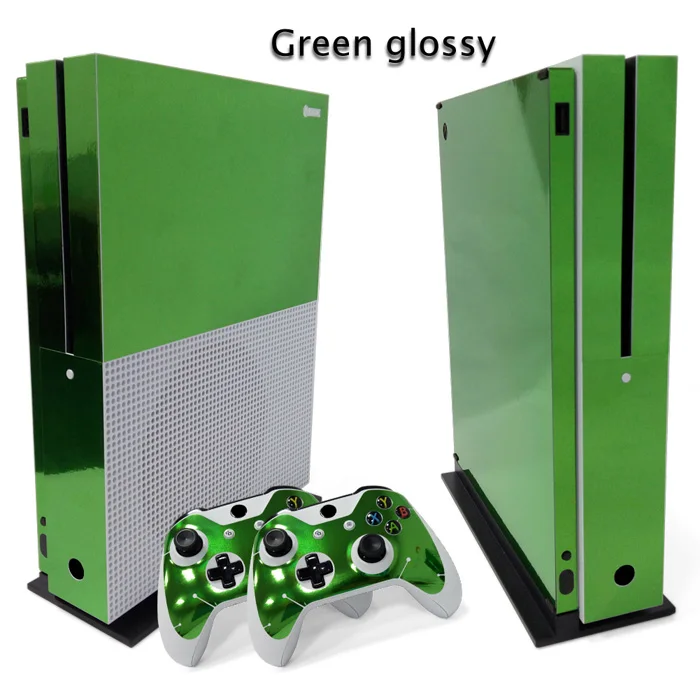Углеродное волокно для X box one s Наклейка на консоль и 2 контроллера наклейка BOX ONE S