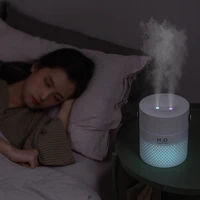 air humidifier dual spray usb ultrasonic large capacity 1 1l 4000mah rechargeable wireless aroma diffuser color light fogger