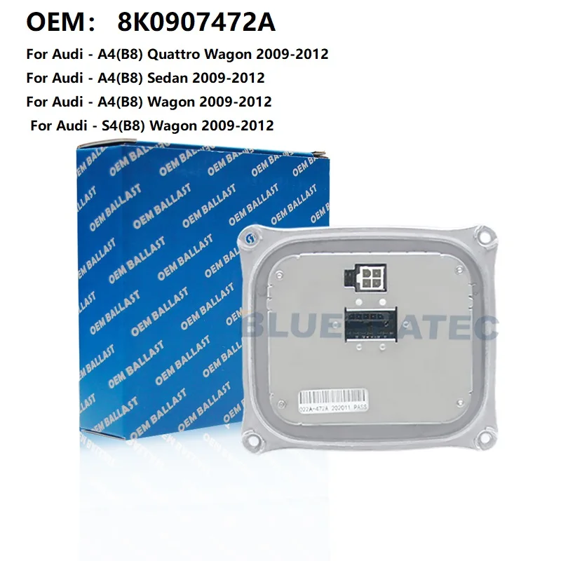 

​NEW OEM For Audi A4(B8) Sedan Wagon Quattro S4(B8) Wagon XENON LED Module Ballast Headlight Control 8K0907472A