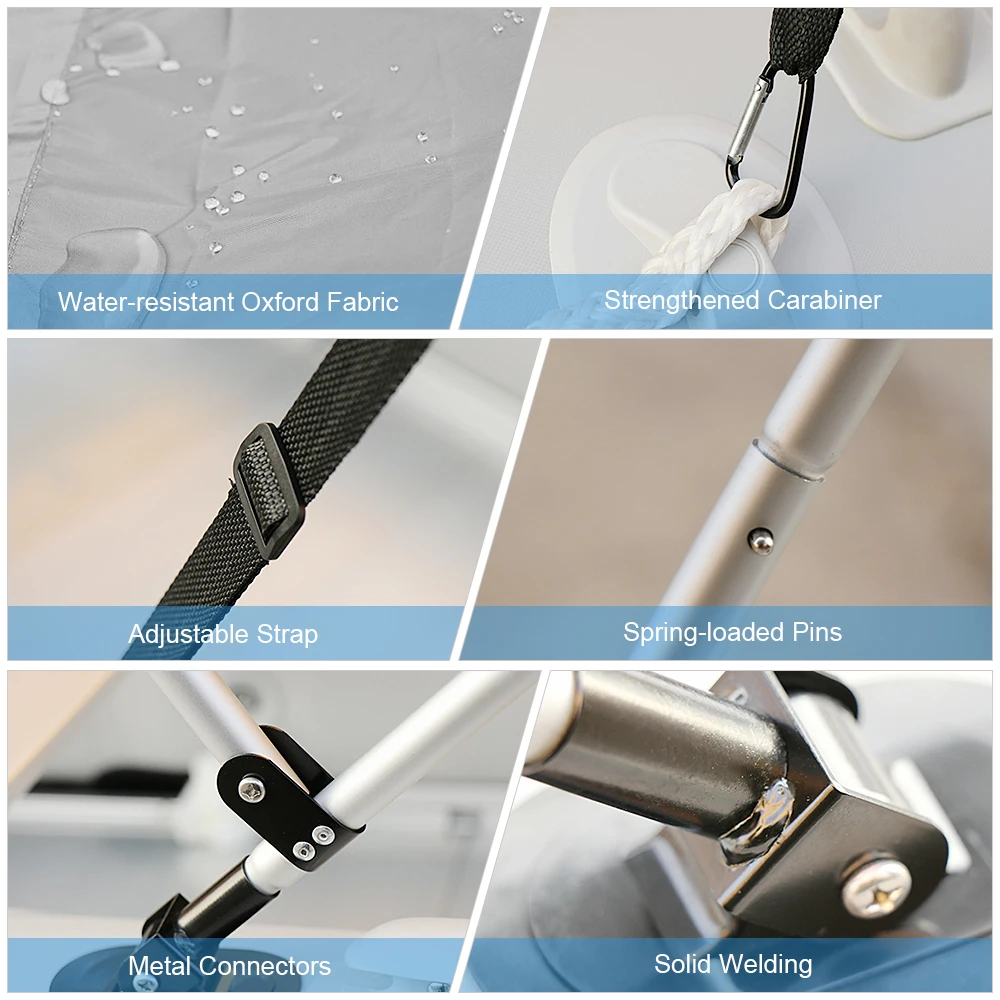 Крышка Bimini Водонепроницаемая каяк с защитой от УФ-лучей лодочный навес тент