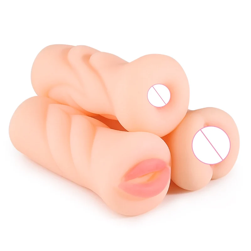 BAILE Мужской мастурбатор искусственная вагина рот влагалища анус чашки Секс