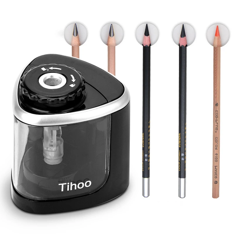 

Электрическая автоматическая точилка для карандашей с сенсорным выключателем, точилка для карандашей 6-8 мм и цветных карандашей, школьные ...