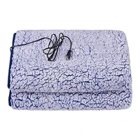 electric usb heated blanket throw soft double sided cotton velvet 28 x 43 inch fast heating blanket over heat protect