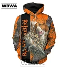 WBWAHunting, мужские толстовки с 3D принтом кролика, уличная одежда в стиле Харадзюку, осенняя толстовка с капюшоном, повседневная куртка унисекс, спортивные костюмы TD002268