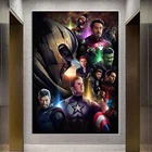 Картина на холсте Marvel, Капитан Америка, Мстители, кинопостер, Супергерой, кинотеатр, Настенная картина для комнаты, украшение для дома