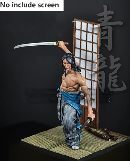 Unassambled 1/24 75 мм древний человек меч of the Wind (у нас нет окна) статуэтка в виде набор