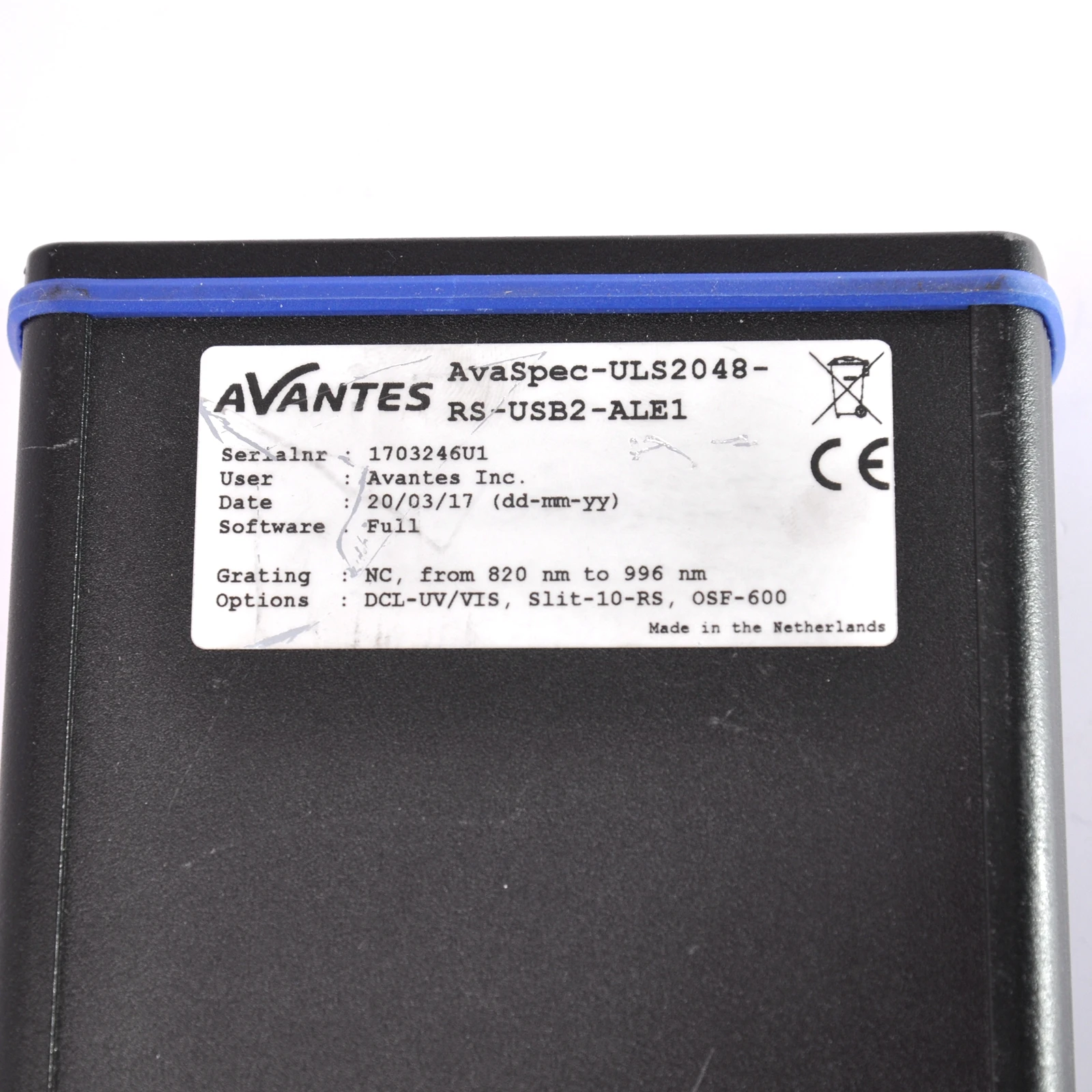 Портативный спектрометр для оптического волокна Avantes карта спектрометра |