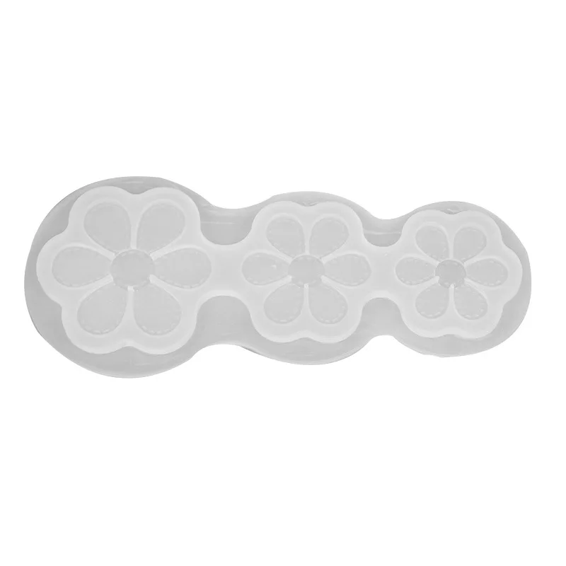 Мягкие формы из УФ-смолы (3 полости) матовые для цветов мягкие силиконовые