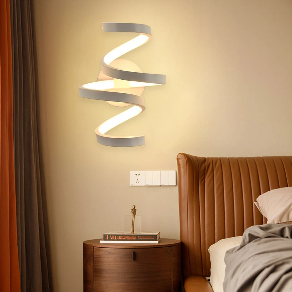 

Wall Mount Acrylic Metal TV Background Sconces Lamp Metal Sconces Lamp Wall Mount TV Background Bedside Lamp LED Light for Home