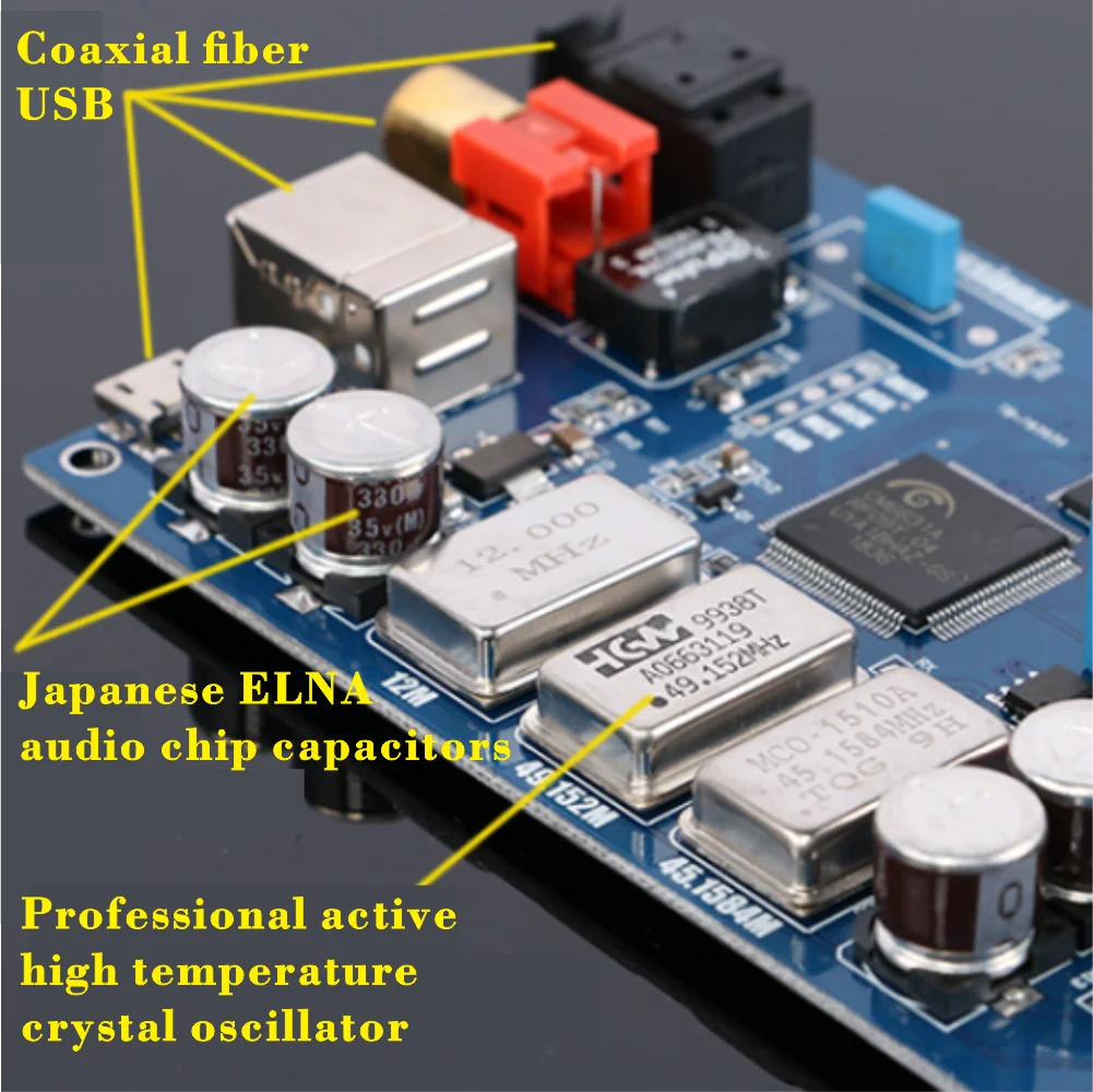 Цифровой интерфейс IFI Audio CM6631A 32/24 бит 192 к USB для I2S IIS SPDIF оптический коаксиальный
