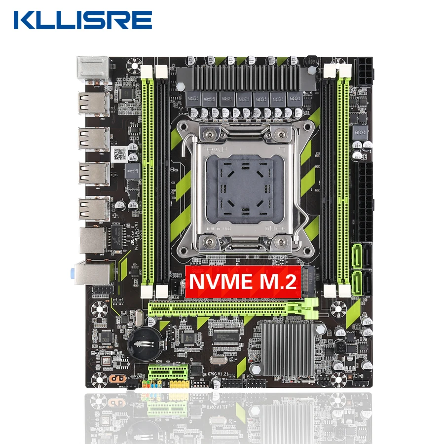 Комплект материнской платы KLLISRE X79G X79 с LGA2011 combos Xeon E5 2620 ЦПУ 4 шт. x ГБ = 16 Гб памяти DDR3