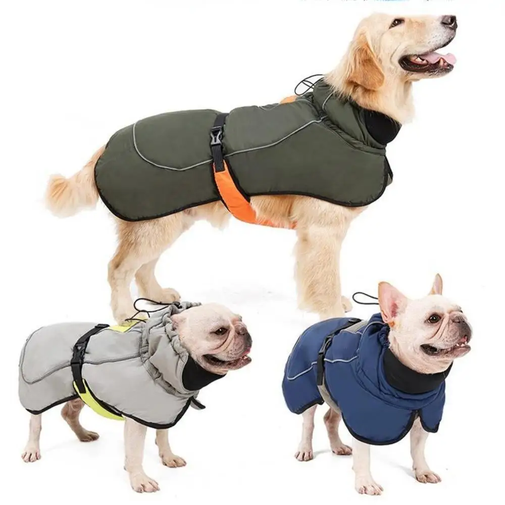 

Dog Winter Coats Waterproof Windproof Warm Pet Clothes Puppies Jacket Reflective Vest for Small Medium Large Dogs