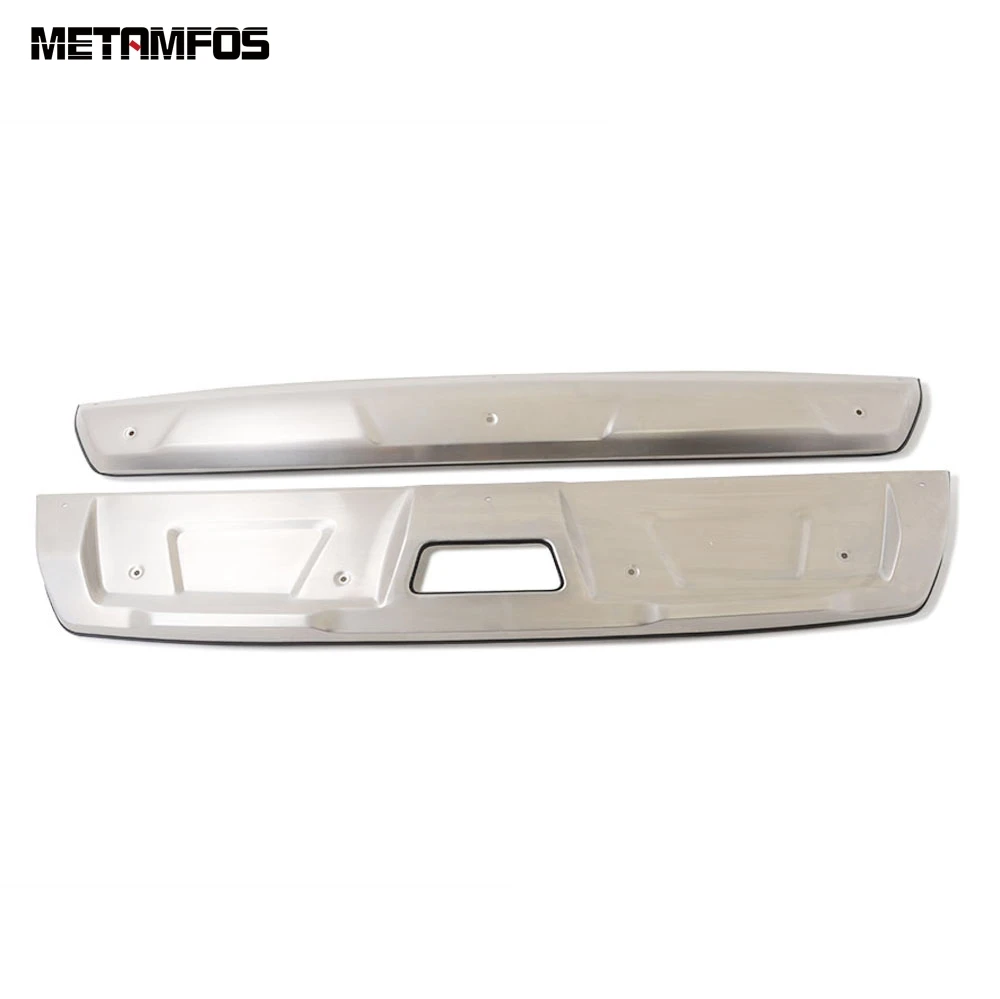 Защитная пластина для переднего и заднего бампера из нержавеющей стали Nissan X trail