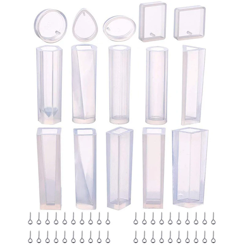 

Силиконовые делать прессформы смолы и винты с петлей для смолы ювелирные изделия делая инструменты DIY УФ-отверждаемая эпоксидная смола Под...