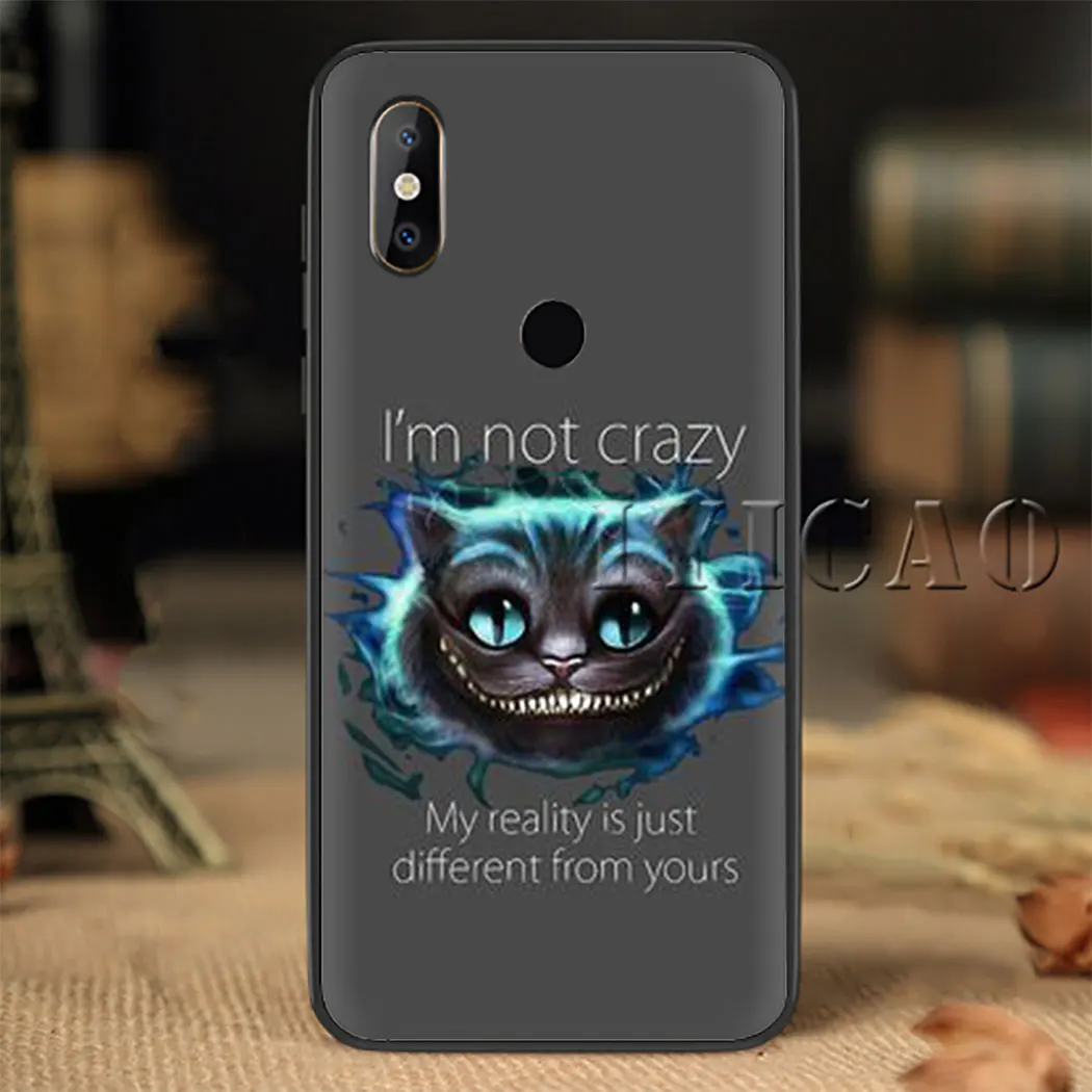 Из мультфильма Чеширского Кота или мягкий силиконовый чехол для Xiaomi Redmi 5 6 7 4A 4X 5A 6A