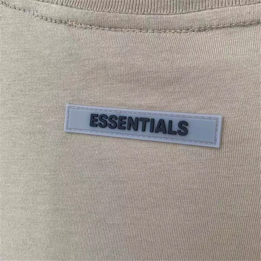 

New Style Essentials T-shirt Men Women 1:1 Inside Tags Best Quality Oversize Top Tee Hip-Hop Essentials T shirts 5 Colors