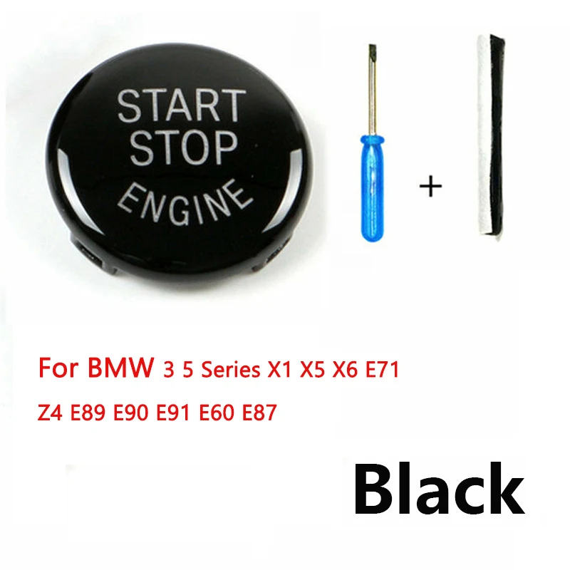

Engine Start Stop Button Cover for BMW 1 3 5 Series E87 E90 E91 E92 E93 E60 X1 E84 X3 E83 X5 E70 X6 E71 Z4 Car Accessories