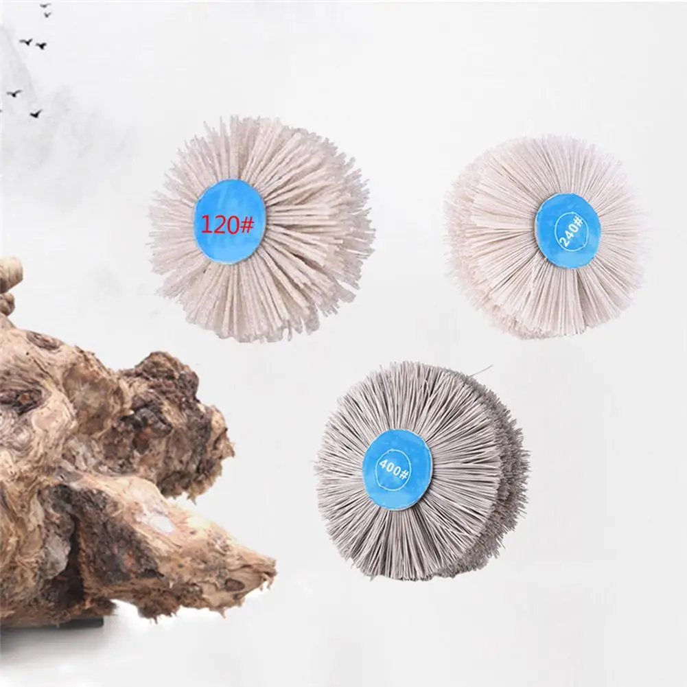 

Шлифовальная щетка с абразивной проволокой и цветочной головкой, настольная шлифовальная щетка для дерева, мебели, красного дерева, полиро...