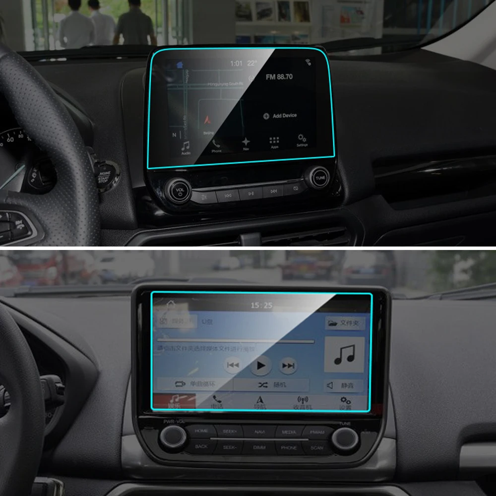 8 9 дюймов для Ford EcoSport Автомобильный gps навигатор Закаленное стекло протектор экрана стальная защитная пленка аксессуары для салона автомобиля