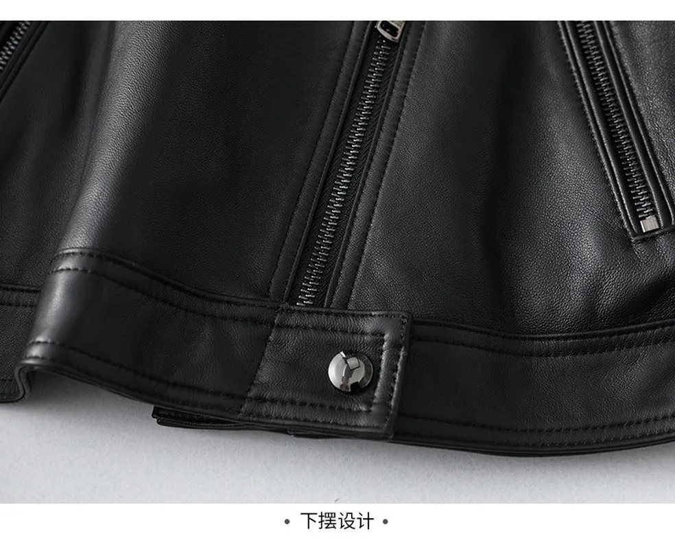 Women's Leather Jacket 2020 New Leather Leather Jacket Casual Short Sheep Leather Jacket Leather Jacket Women  Women Jacket