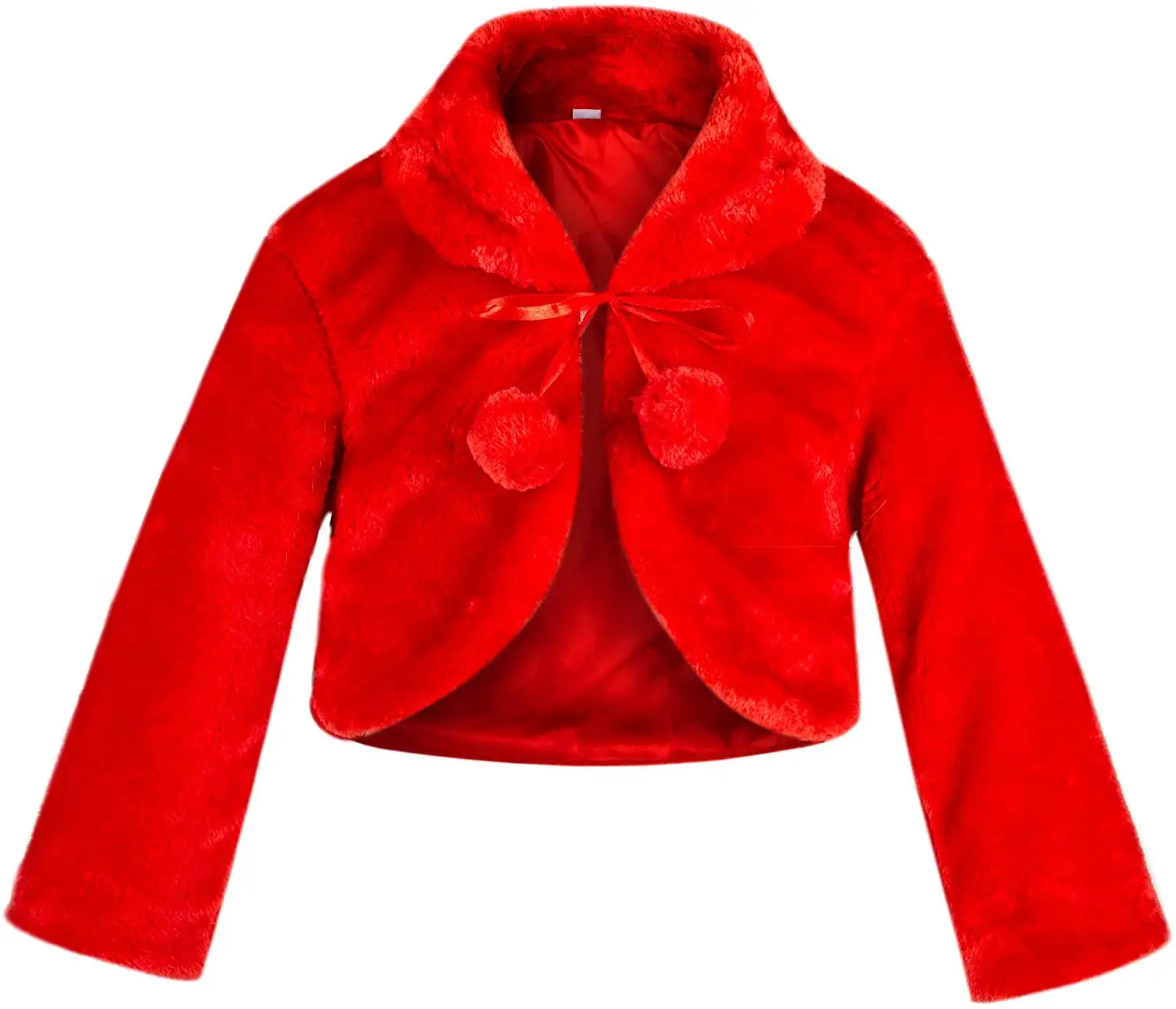 Детское плотное плюшевое Болеро болеро принцессы с длинными рукавами для