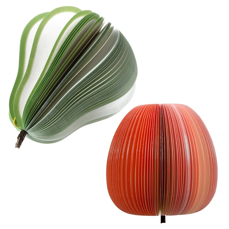 2 шт. Липкие заметки блокноты 140 листов Груша фрукты и красное