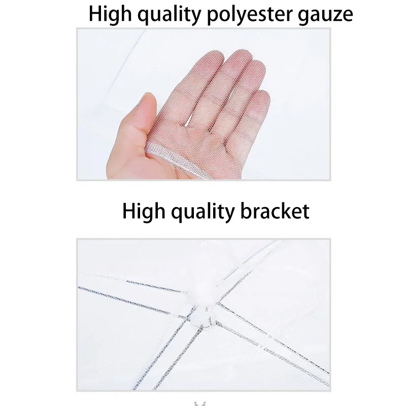 Всплывающее Сетчатое покрытие для еды защита большого экрана палатка купол