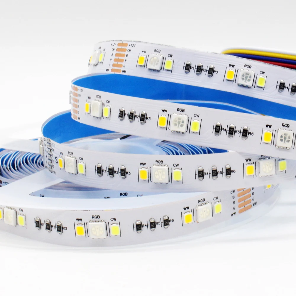 Светодиодная лента RGBCCT 12 В водонепроницаемая IP65 24 постоянного тока RGB CCT трубка IP67