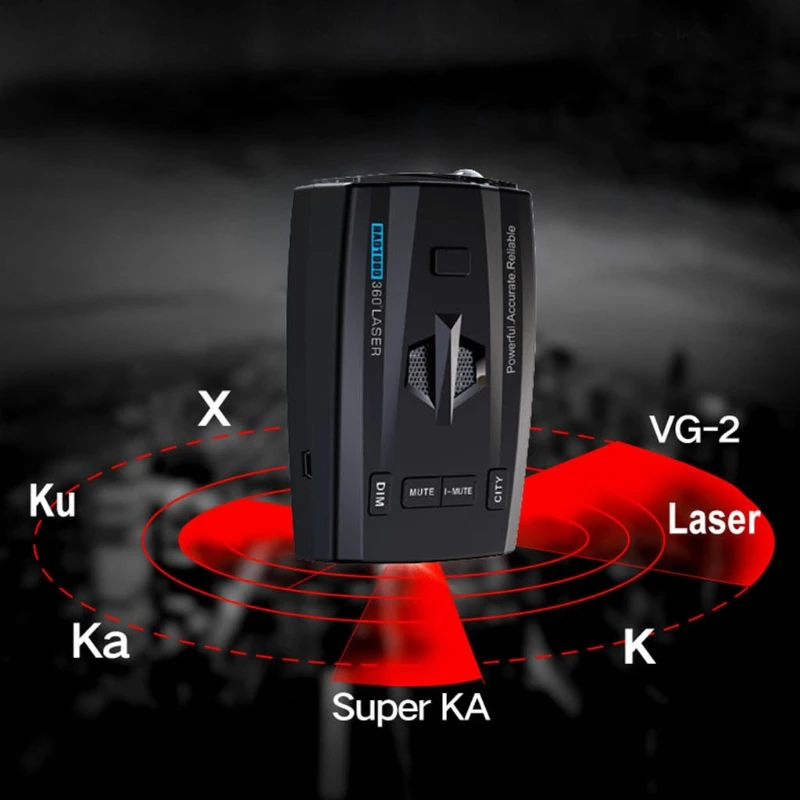 

RAD1000 Radars Detectors Car Detector Anti Radars Multi-language Car Speed Monitoring Detector