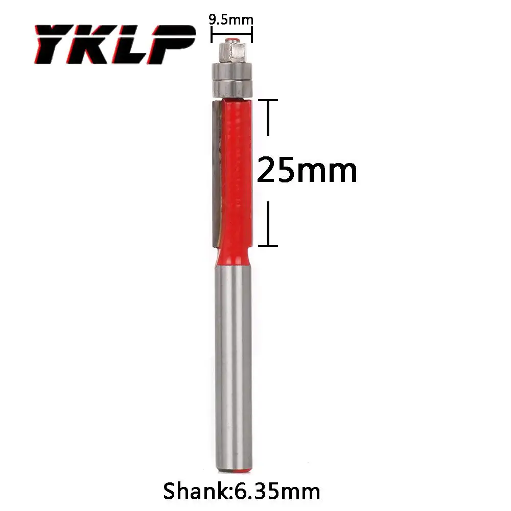 Фрезы для фрезы с подшипником дерева шаблон бит карбида вольфрама 1 шт. 6 35 мм