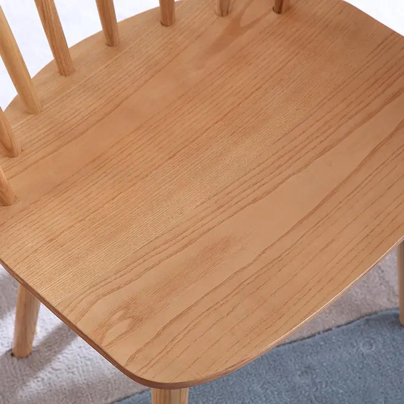 Скандинавский домашний стул из массива дерева современный минималистичный для