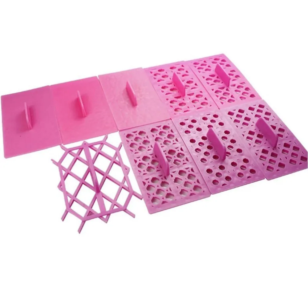 9 шт./упак. торт помадки тиснение Плесень Кружева цветок печенья набор устройство