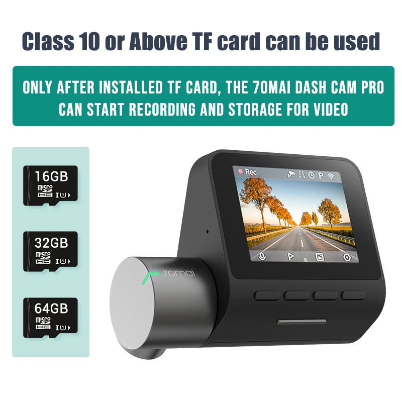 70mai Dash Cam Pro 1944P ADAS голос Управление для парковочной системы Ночное видение Wi-Fi 70 Mai