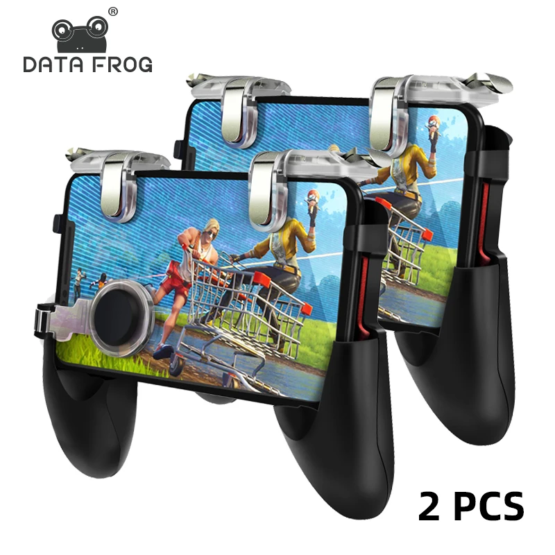 Data Frog L1 R1 триггер для PUBG мобильный игровой контроллер геймпад Кнопка огня