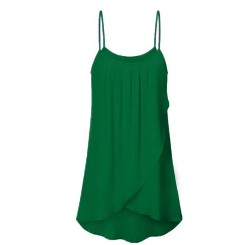 

New 2021 Summer Solid Color Sexy Chiffon Shirt Women Clothes Strap Cross Irregular Chiffon Short Dress Loose Sandy Beach Dresses
