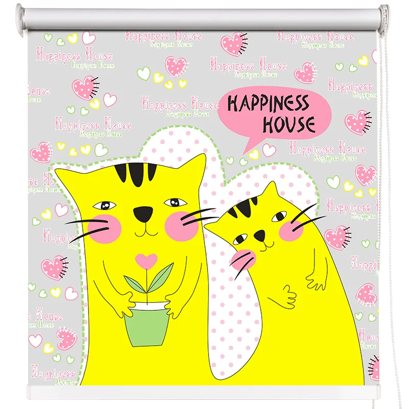 3d рулонные жалюзи с рисунком и цифровым принтом в виде животных|Жалюзи шторы